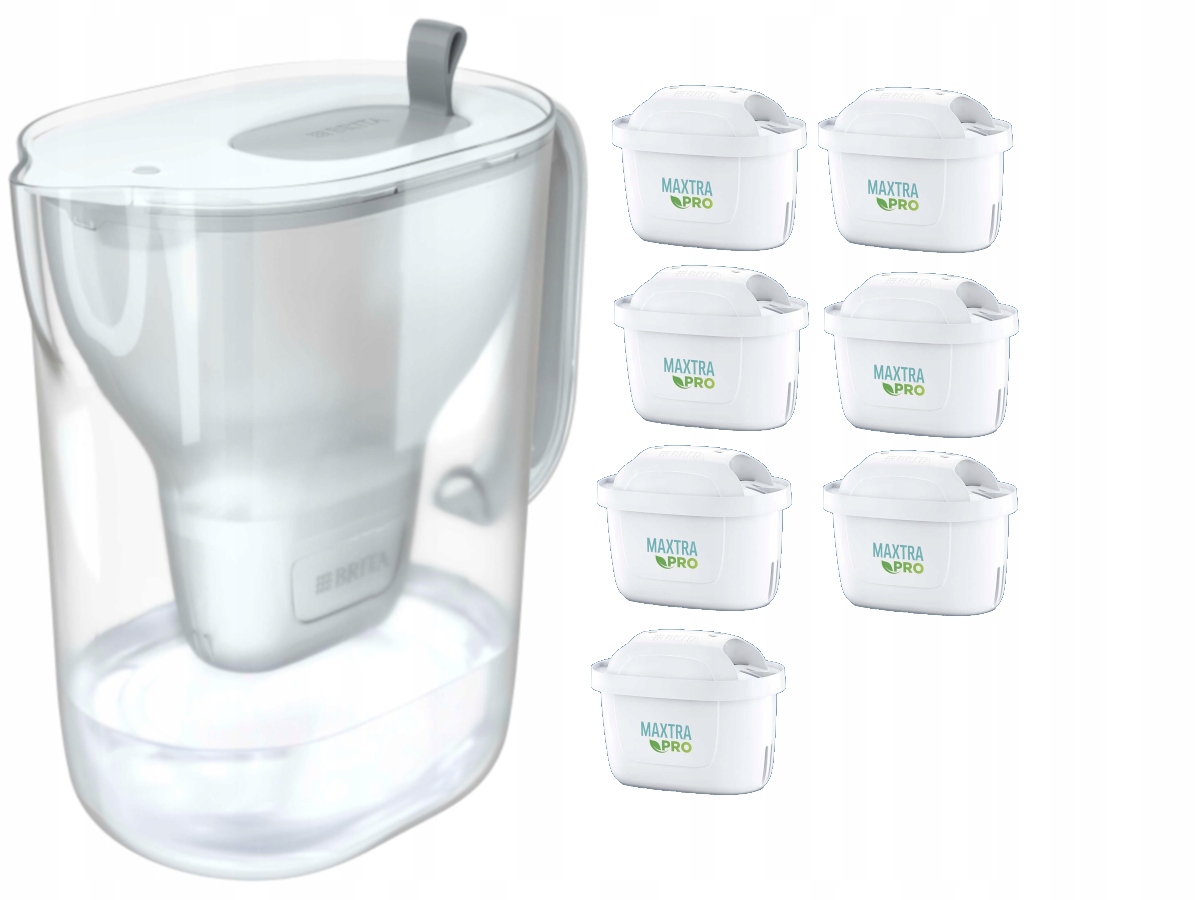 Filtračná kanvica Brita Style XL 3,6 l strieborná/šedá